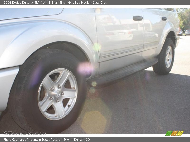 Brilliant Silver Metallic / Medium Slate Gray 2004 Dodge Durango SLT 4x4