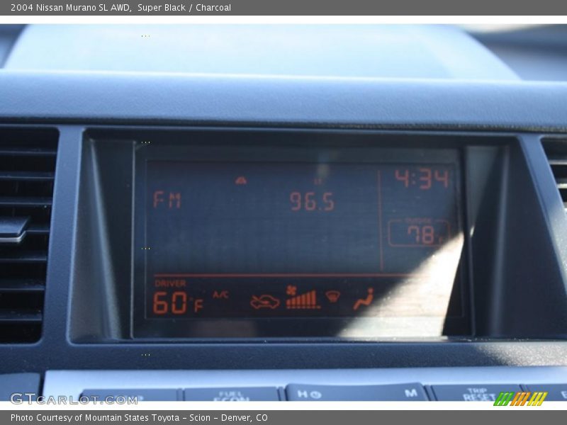 Super Black / Charcoal 2004 Nissan Murano SL AWD