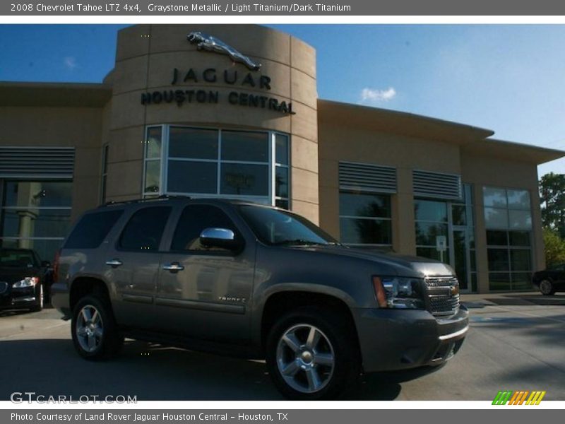 Graystone Metallic / Light Titanium/Dark Titanium 2008 Chevrolet Tahoe LTZ 4x4