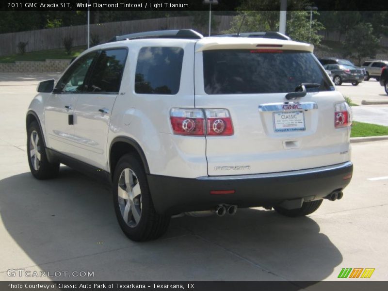 White Diamond Tintcoat / Light Titanium 2011 GMC Acadia SLT