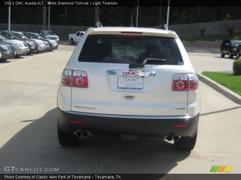 White Diamond Tintcoat / Light Titanium 2011 GMC Acadia SLT