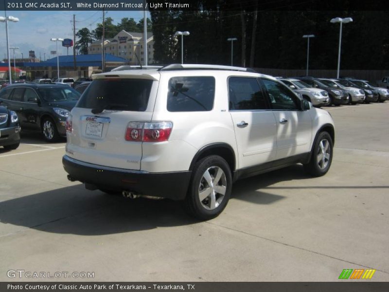 White Diamond Tintcoat / Light Titanium 2011 GMC Acadia SLT