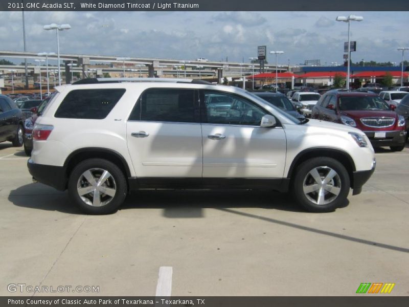 White Diamond Tintcoat / Light Titanium 2011 GMC Acadia SLT