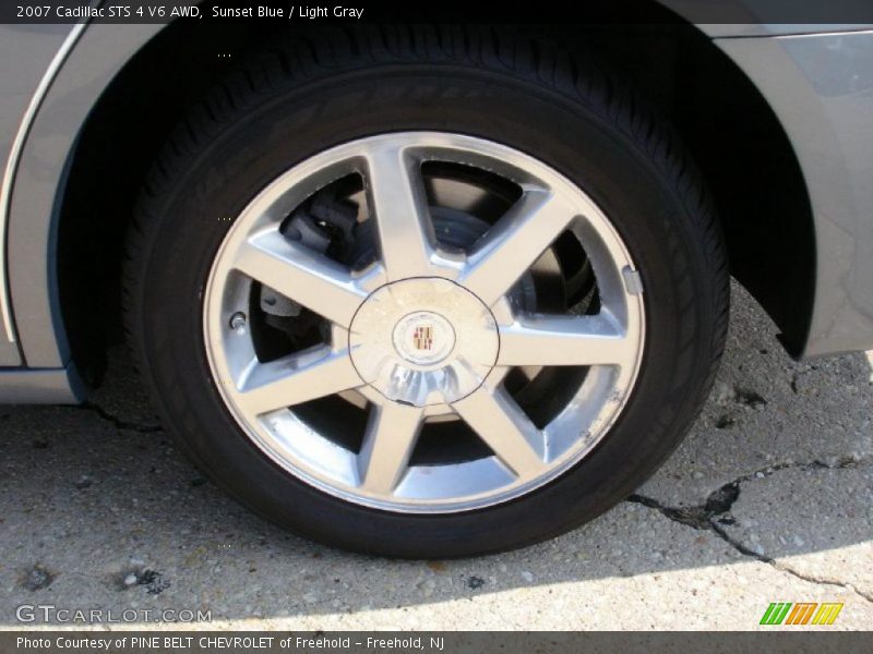 Sunset Blue / Light Gray 2007 Cadillac STS 4 V6 AWD