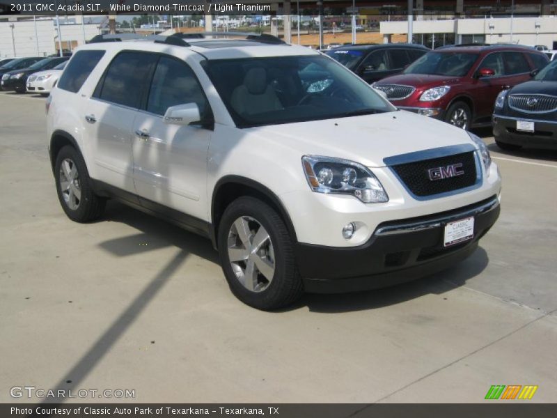 White Diamond Tintcoat / Light Titanium 2011 GMC Acadia SLT