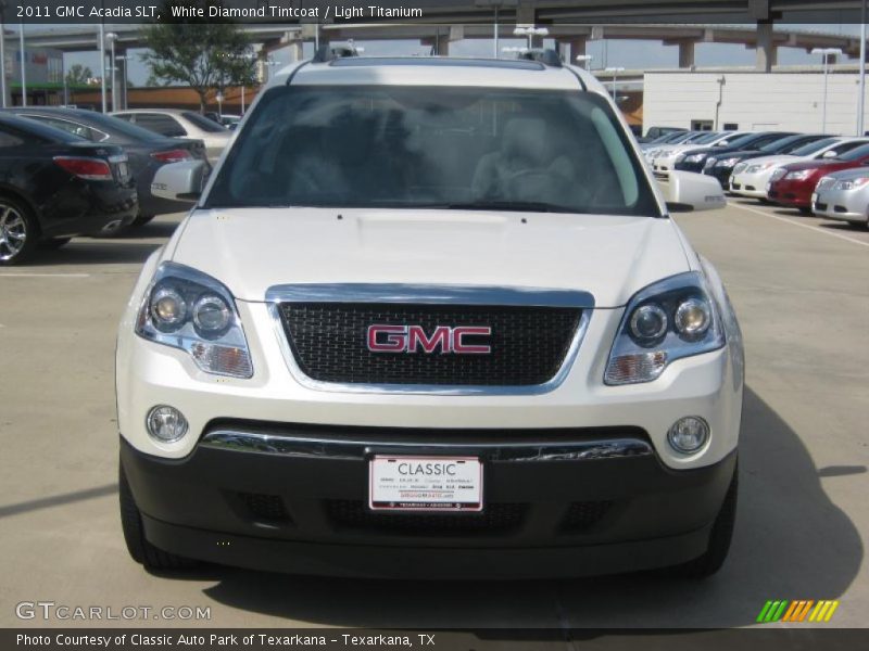White Diamond Tintcoat / Light Titanium 2011 GMC Acadia SLT