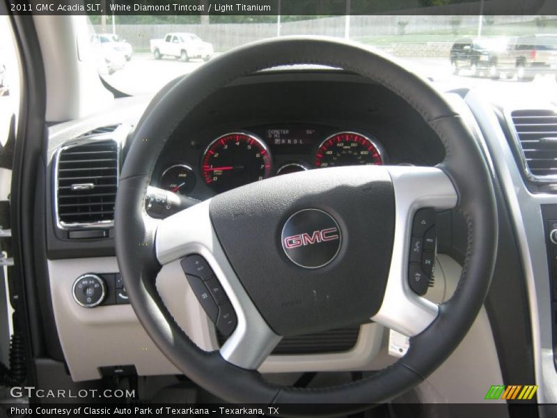 White Diamond Tintcoat / Light Titanium 2011 GMC Acadia SLT