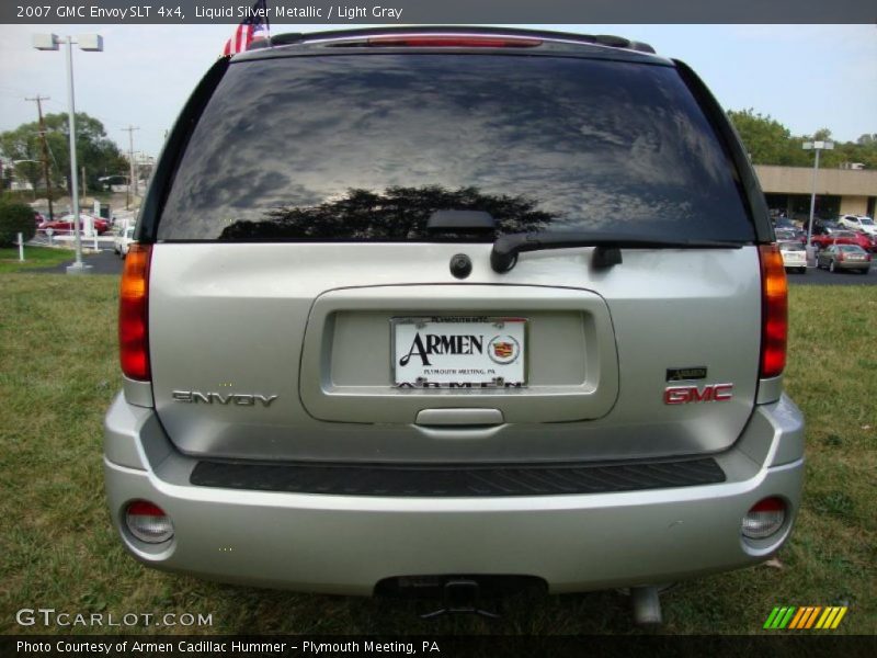 Liquid Silver Metallic / Light Gray 2007 GMC Envoy SLT 4x4