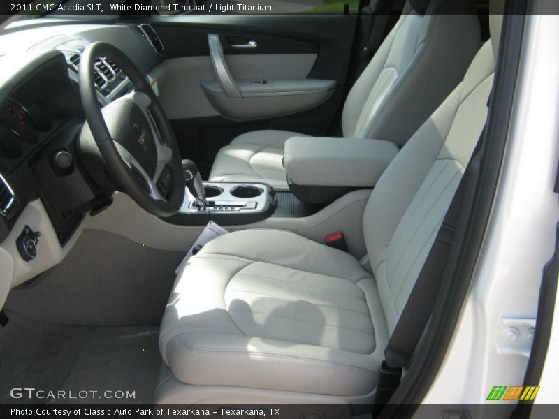 White Diamond Tintcoat / Light Titanium 2011 GMC Acadia SLT