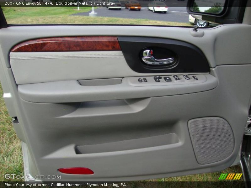 Liquid Silver Metallic / Light Gray 2007 GMC Envoy SLT 4x4