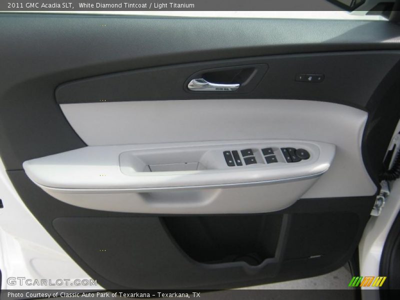 White Diamond Tintcoat / Light Titanium 2011 GMC Acadia SLT