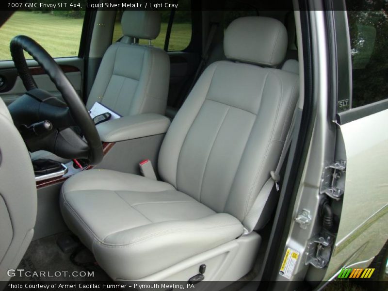 Liquid Silver Metallic / Light Gray 2007 GMC Envoy SLT 4x4