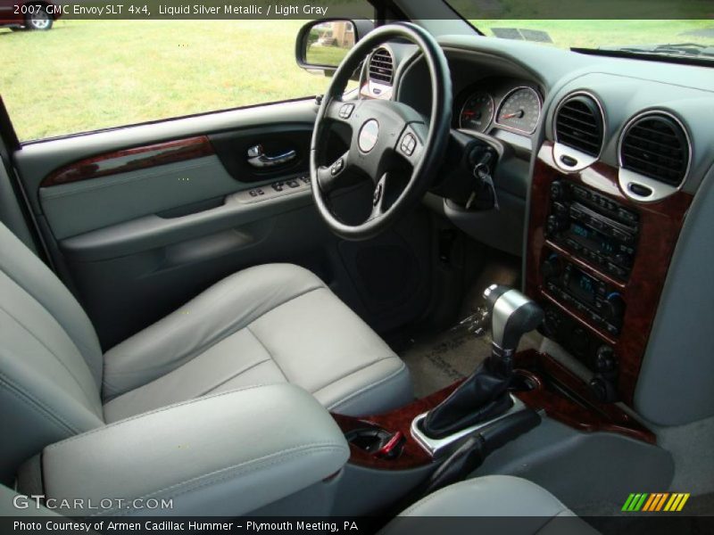 Liquid Silver Metallic / Light Gray 2007 GMC Envoy SLT 4x4