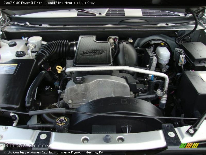 Liquid Silver Metallic / Light Gray 2007 GMC Envoy SLT 4x4