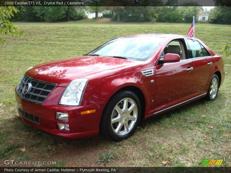 Crystal Red / Cashmere 2008 Cadillac STS V6