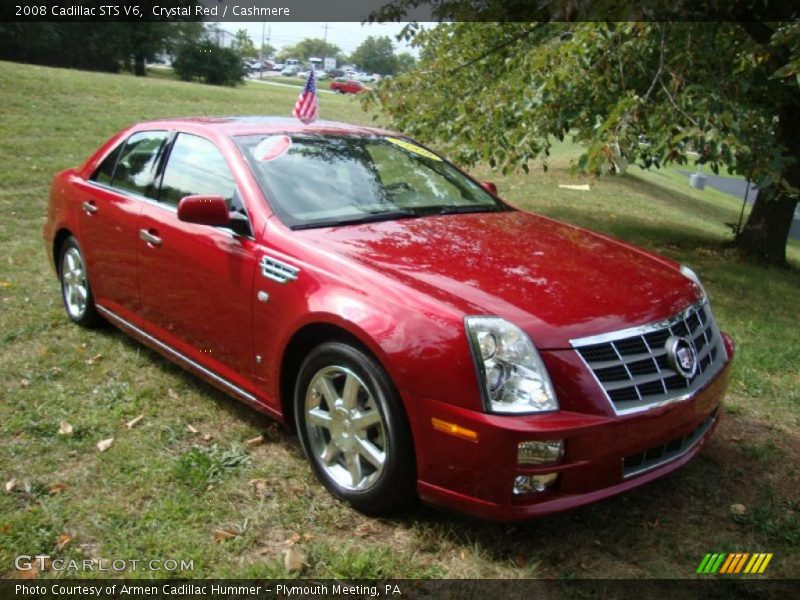 Crystal Red / Cashmere 2008 Cadillac STS V6