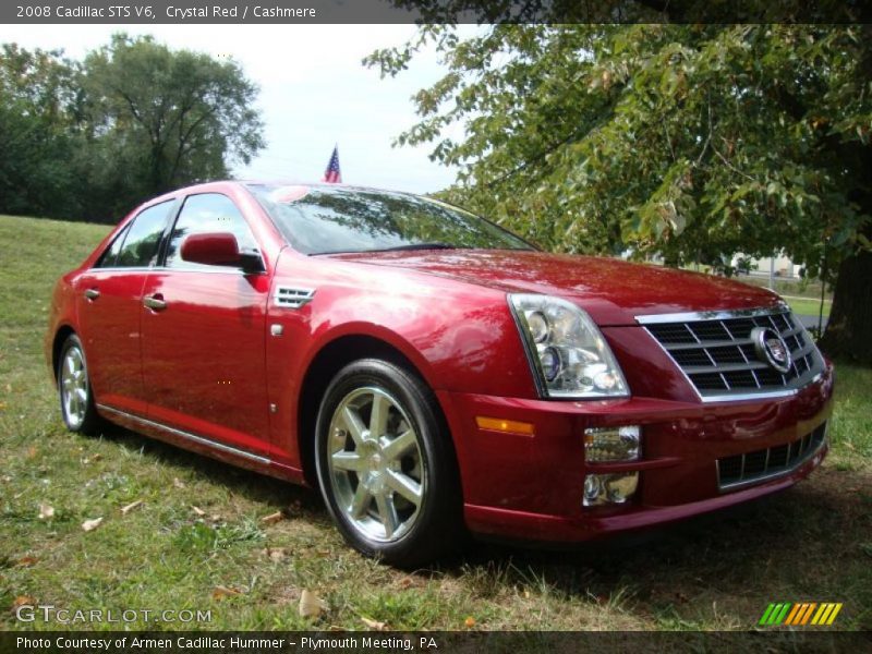 Crystal Red / Cashmere 2008 Cadillac STS V6