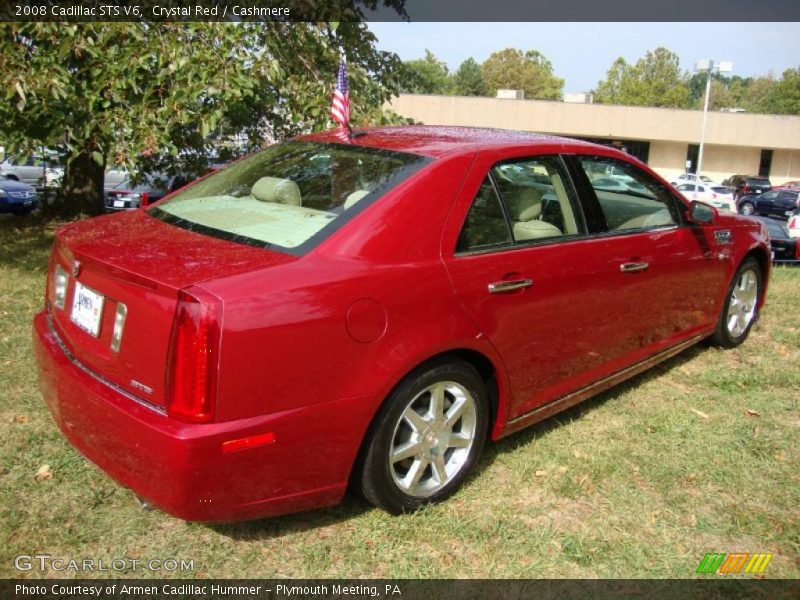 Crystal Red / Cashmere 2008 Cadillac STS V6
