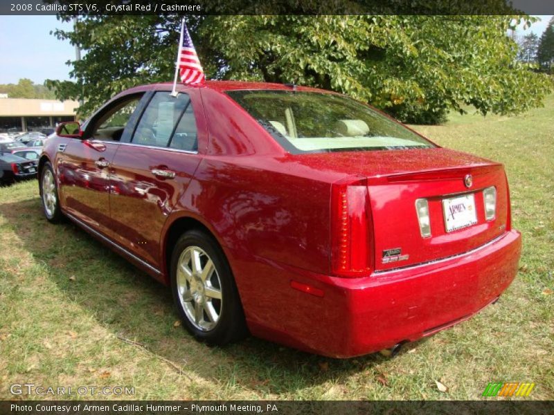 Crystal Red / Cashmere 2008 Cadillac STS V6