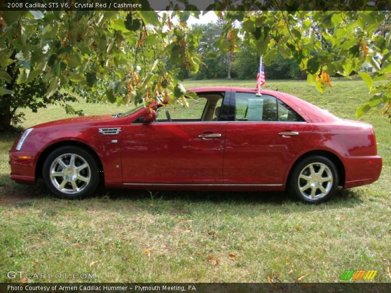 Crystal Red / Cashmere 2008 Cadillac STS V6