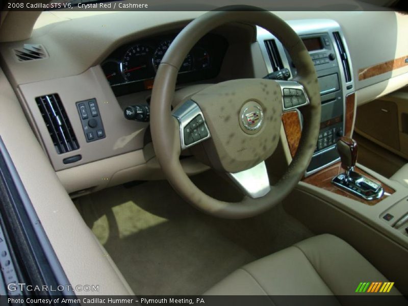 Crystal Red / Cashmere 2008 Cadillac STS V6