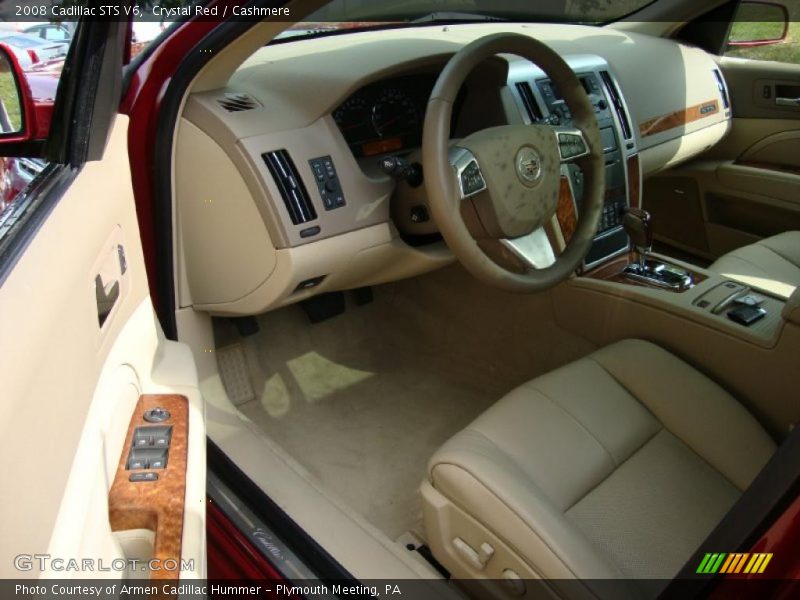 Crystal Red / Cashmere 2008 Cadillac STS V6