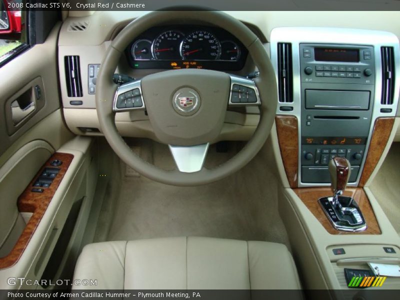 Crystal Red / Cashmere 2008 Cadillac STS V6