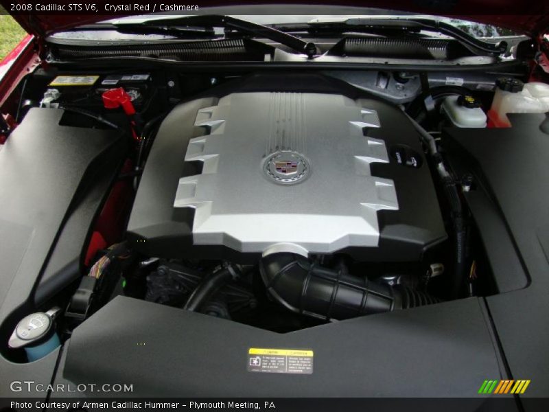 Crystal Red / Cashmere 2008 Cadillac STS V6