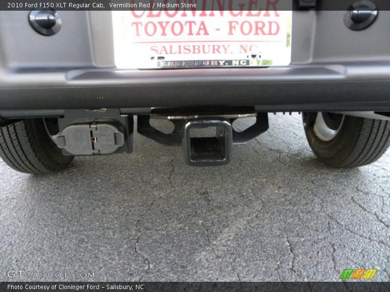 Vermillion Red / Medium Stone 2010 Ford F150 XLT Regular Cab