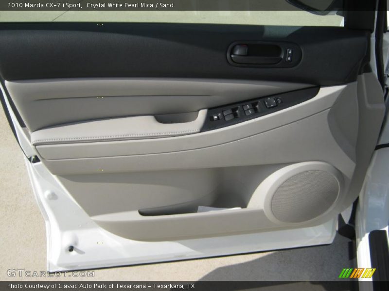 Crystal White Pearl Mica / Sand 2010 Mazda CX-7 i Sport