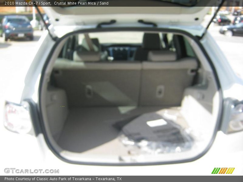 Crystal White Pearl Mica / Sand 2010 Mazda CX-7 i Sport