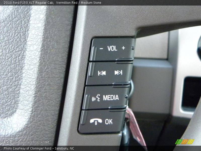 Vermillion Red / Medium Stone 2010 Ford F150 XLT Regular Cab