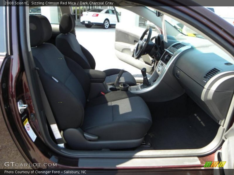 Sizzling Crimson Red Mica / Dark Charcoal Gray 2008 Scion tC