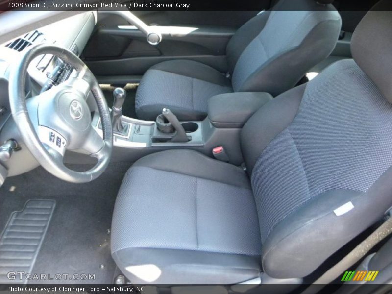 Sizzling Crimson Red Mica / Dark Charcoal Gray 2008 Scion tC