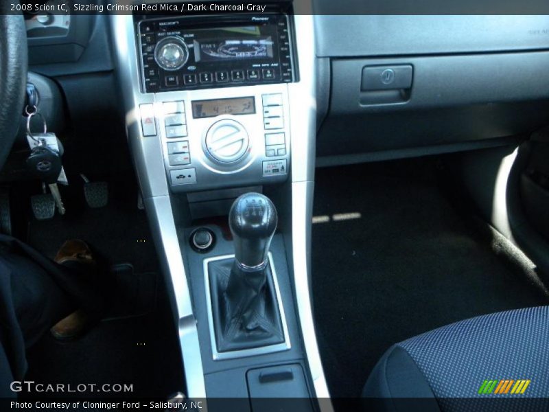 Sizzling Crimson Red Mica / Dark Charcoal Gray 2008 Scion tC