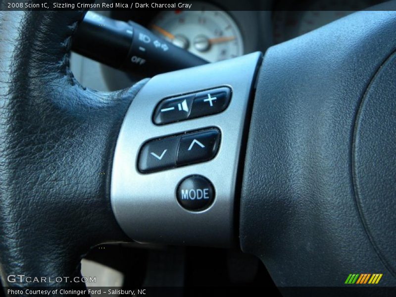 Sizzling Crimson Red Mica / Dark Charcoal Gray 2008 Scion tC