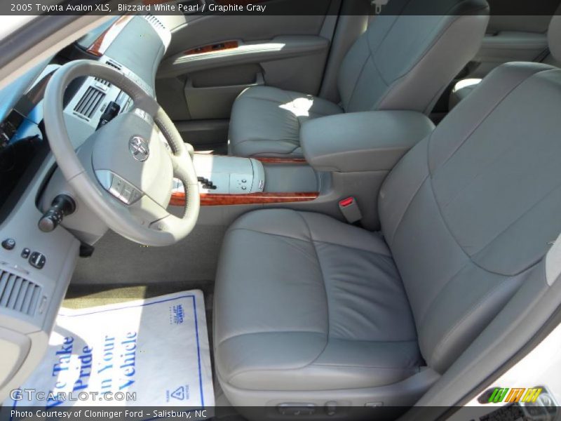 Blizzard White Pearl / Graphite Gray 2005 Toyota Avalon XLS