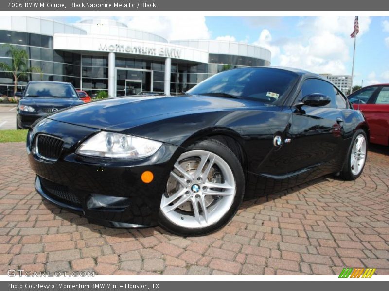 Black Sapphire Metallic / Black 2006 BMW M Coupe
