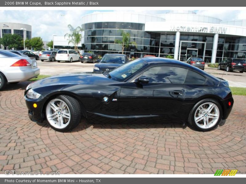 Black Sapphire Metallic / Black 2006 BMW M Coupe