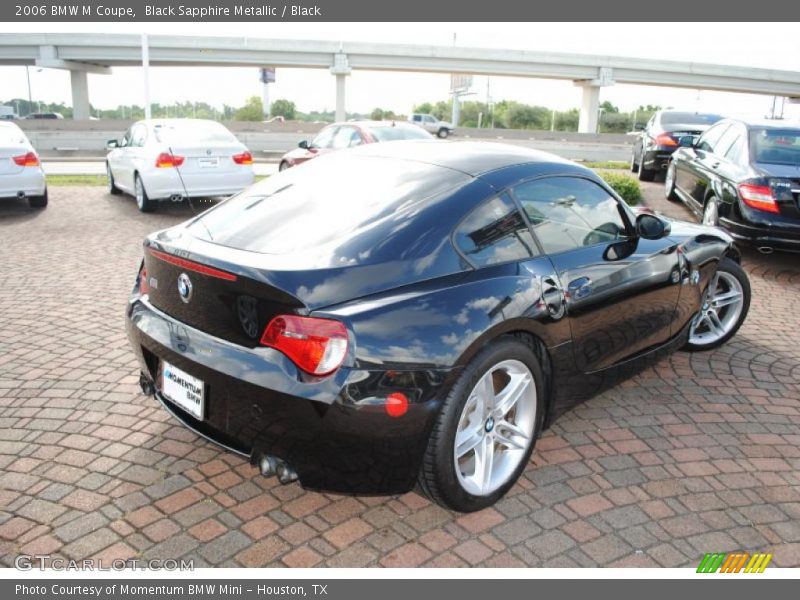 Black Sapphire Metallic / Black 2006 BMW M Coupe