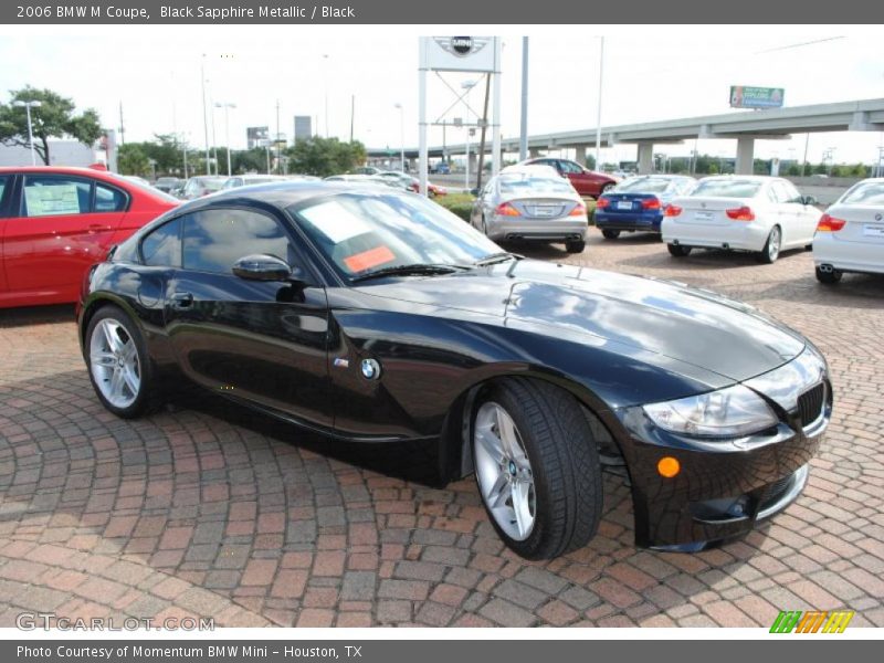 Black Sapphire Metallic / Black 2006 BMW M Coupe