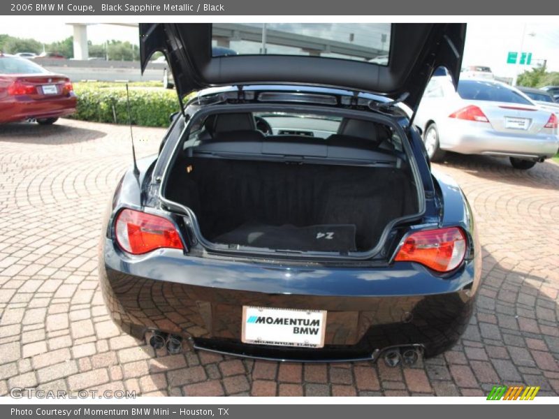 Black Sapphire Metallic / Black 2006 BMW M Coupe