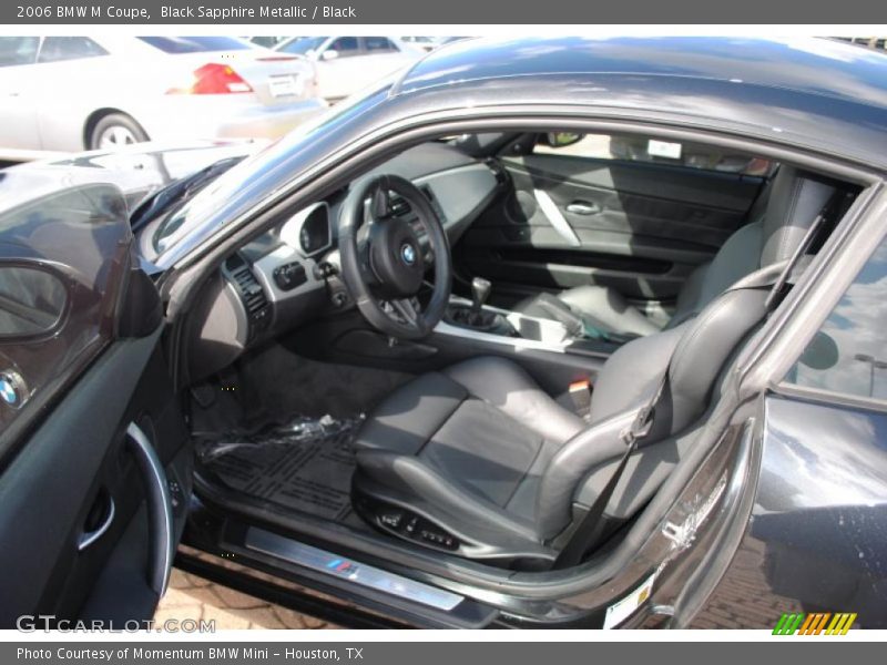 Black Sapphire Metallic / Black 2006 BMW M Coupe