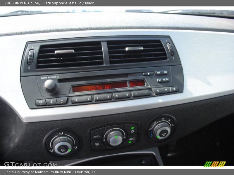 Black Sapphire Metallic / Black 2006 BMW M Coupe