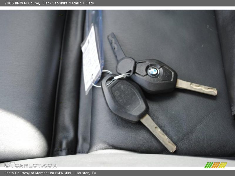 Black Sapphire Metallic / Black 2006 BMW M Coupe