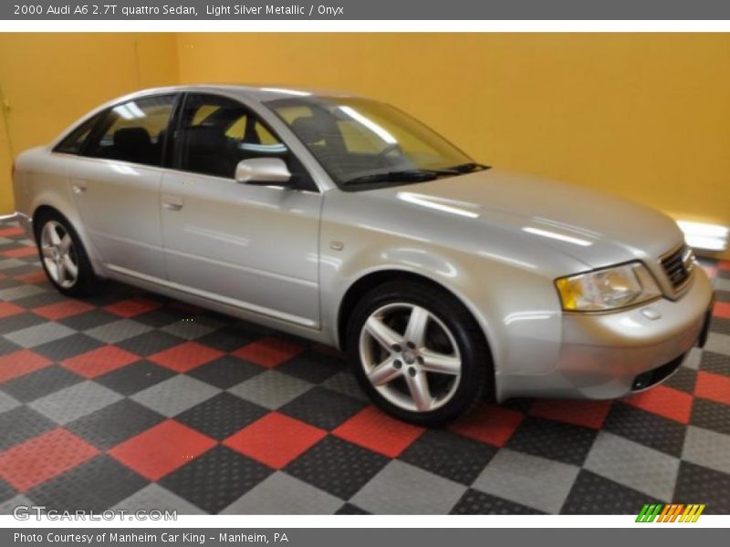 Light Silver Metallic / Onyx 2000 Audi A6 2.7T quattro Sedan