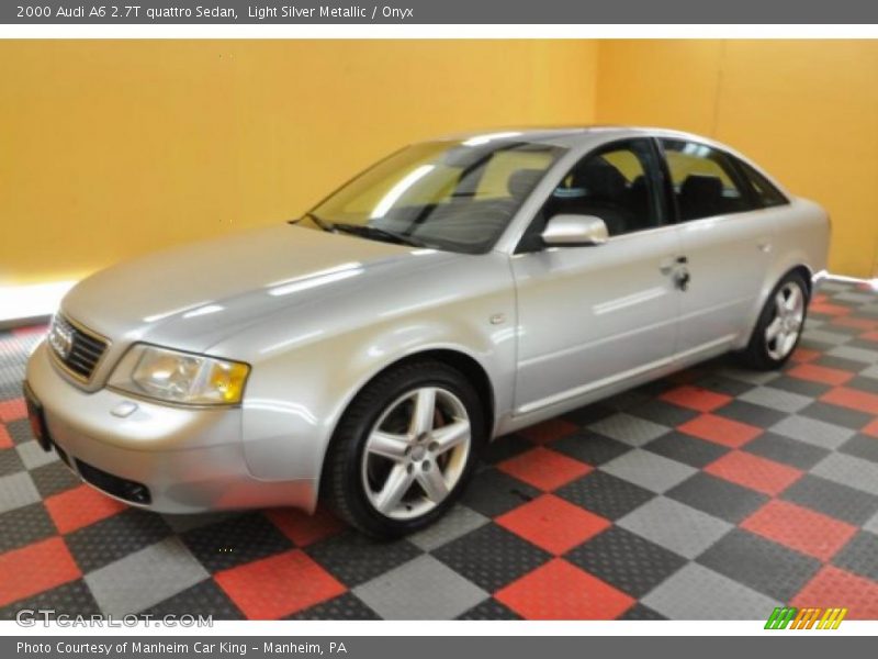 Light Silver Metallic / Onyx 2000 Audi A6 2.7T quattro Sedan