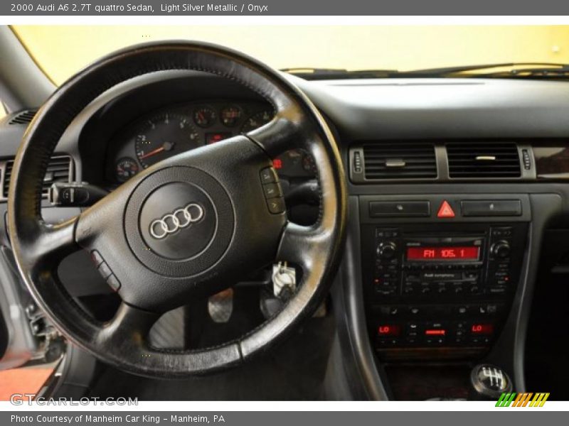 Light Silver Metallic / Onyx 2000 Audi A6 2.7T quattro Sedan