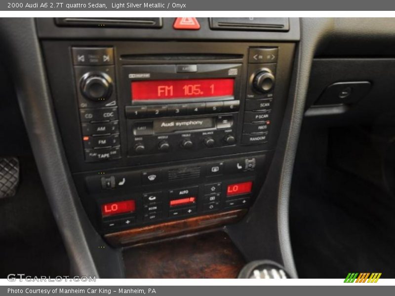 Light Silver Metallic / Onyx 2000 Audi A6 2.7T quattro Sedan