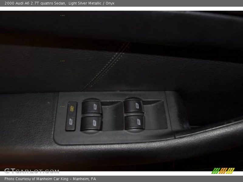 Light Silver Metallic / Onyx 2000 Audi A6 2.7T quattro Sedan